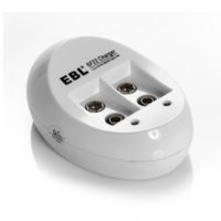 EBL 9V Rechargeable Batteries Charger 2 Slots [H]