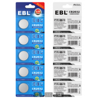 EBL CR2032 Coin Battery 5 Pcs [I]