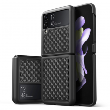 for Samsung Z Series - Black Leather Case For Samsung Galaxy Z Flip4 5G / Z Fold4 5G Venice Series (DUX DUCIS) [Level 2]