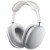 Apple AirPods Max A2096 2020 Over-Ear Wireless Headphones Bluetooth 5.0 / Dual H1 Chip / Up to 20 Hours Battery / Lightning Version / Silver - A Grade (Pink Protective Case Included) (Refurbished)