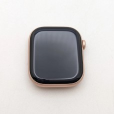 Apple Watch Series 10 A3003 46mm Titanium Case / Sapphire Crystal / GPS + Cellular / Gold - Excellent Grade Minor Scratch With New Blue Watch Strap ( Refurbished )