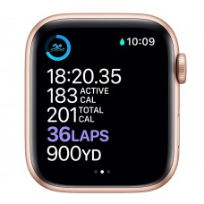 Apple Watch Series 6 A2375 40mm GPS + Cellular 32GB Gold Stainless Steel – A Grade - NO Band