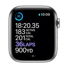 Apple Watch Series 6 A2292 44mm GPS 32GB Silver Aluminum – A Grade - NO Band