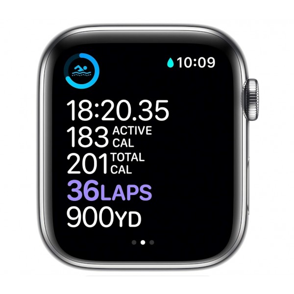 Apple Watch Series 6 A2292 44mm GPS 32GB Silver Aluminum – A Grade - NO Band Refurbished iPhone