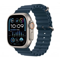 Apple Watch Ultra 2 A2986 49mm GPS + Cellular 64GB Natural Titanium with Blue Band - A Grade