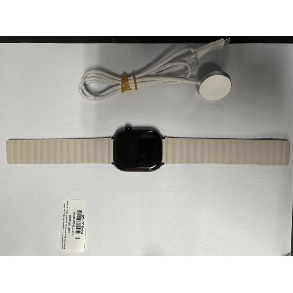 Apple Watch Series 11 A3333 GPS 46mm Jet Black Aluminium Case with Beige Magnetic Band - A Grade Refurbished iPhone