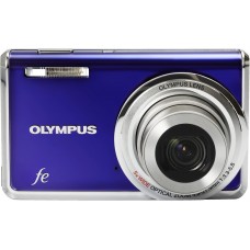 Pre-owned Olympus FE-5020 Digital Camera Blue with Battery and Charger (No Memory Card) - A Grade Premium