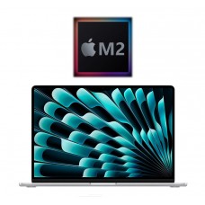 Apple MacBook Air 15.3" A2941 2023 Apple M2 8GB  RAM 256GB SSD macOS Silver 100% Battery - As New (Pre-owned)