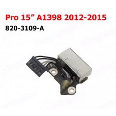 USB-C DC Power Jack Charging Port Flex for Apple MacBook A1398 2012-2016 DC Jack 820-360[BE]