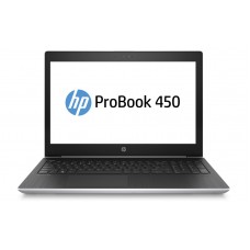 HP ProBook 450 G5 15.6" Laptop - Intel Core i7-8550U 1.80GHz / 8GB RAM / 256GB SSD / NVIDIA GeForce 930MX + Intel UHD Graphics 620 / Windows 10 Home / Silver - Excellent Grade Minor Scratch