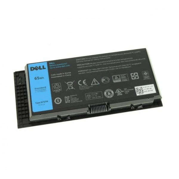 Original DELL Battery N71FM 11.1V 65Wh for Dell Precision M4600 M4700 M4800 M6600 M6700 M6800 T3NT1 [A105]