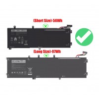 Dell Original Battery H5H20 11.4V 56Wh for XPS 15 9550 Precision 5510 5520 [A124]