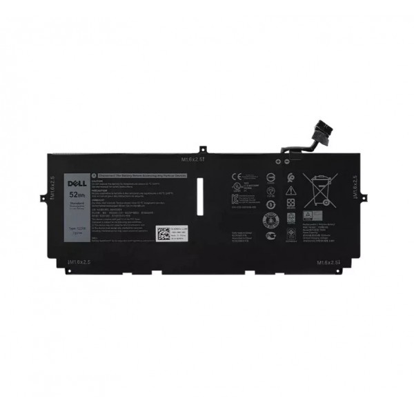 Dell Original Battery 722KK WN0N0 2XXFW 7.6V 52Wh for Dell XPS 13 9300 / 9310 / 9380 Series [F107]