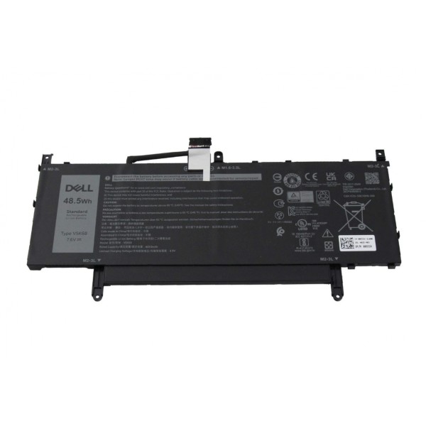 Dell Original Battery Type V5K68 7.6V 48.5Wh Standard Rechargeable Li-ion Battery for Dell Latitude 9510 9520 2-in-1 Series [F118]