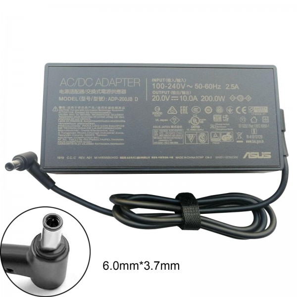 Original 200W 20V 10A Laptop Charger Adapter ADP-200JB D For ASUS TUF DASH  F15 FX516PR FA506QR ROG ZEPHYRUS G15 GA503QM-HQ121R