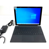 Microsoft Surface Pro (6th Gen) 1796 Laptop / Tablet, Black, 12.3'' Touch, Intel Core I5-8350U CPU @1.70GHZ, I5 8th, 8GB LPDDR34, 256GB NVME (Used) with Bluetooth Keyboard