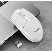 Philips SPK7337 USB 2.4G Build-in NANO receiver Wireless Mouse White