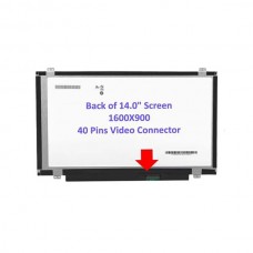 B140RW02 V.1 1600x900 14.0" LED Glare Bottom Right Super Slim 40pin  Top and Bottom Brackets [T11]