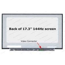 17.3 LED NV173FHM-NX4 V8.0 super slim FHD (1920x1080) Matte bottom right 40pin without brackets IPS 144Hz [T60]
