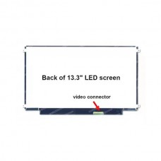 B133XW01 V.0 HD (1366x768)  13.3" LED Glossy  Bottom Right Super Slim 40pin Side Brackets [T80]