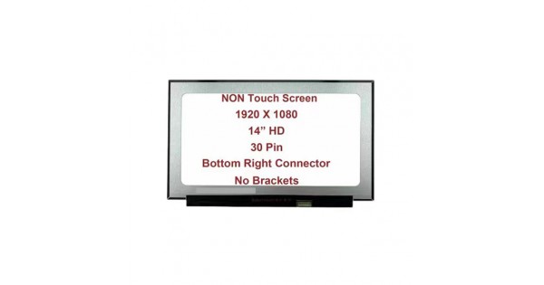 Écran LCD De Remplacement Pour PC Portable Dell 14 Pouces - Réf. NT140FHM-N44