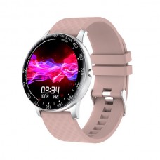 Fashion Smart Watches H30 Android/IOS System Full Screen Touch Smart Bracelet IP67 WaterProof Health Monitor Sport SmartWatch - Pink