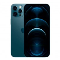 iPhone 12 Pro Max 256GB SS+eSim Pacific Blue 100% Battery Health Excellent Grade Frame Scratch (Refurbished)
