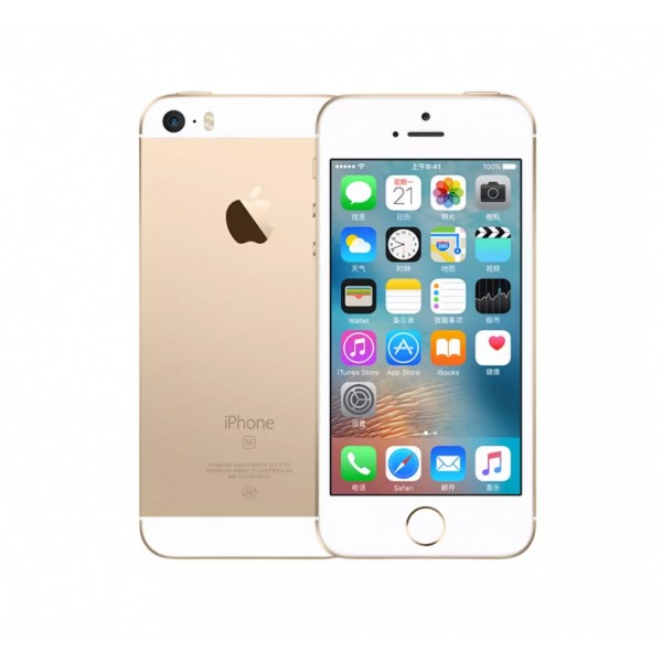 Pre-owned Apple iPhone SE (1st Gen) 2016 64GB SS Gold 100% Battery Health - Excellent Grade