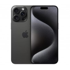 Apple iPhone 15 Pro Max 512GB SS+eSim Black Titanium 100% Battery Health - Like New