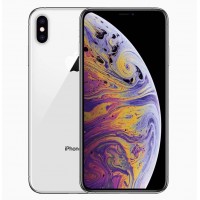 iPhone XS 64GB SS+eSim Silver A Grade 100% Battery Health - (Message Stock)