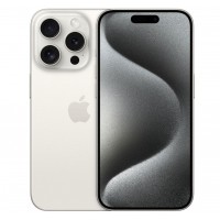 iPhone 15 Pro 256GB SS+eSim White Titanium A Grade Premium 100% Battery Health( Refurbished )
