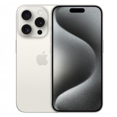 iPhone 15 Pro 256GB SS+eSim White Titanium A Grade Premium 100% Battery Health( Refurbished )