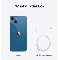 iPhone 13 128GB SS+eSim Blue A Grade 100% Battery Health( Refurbished ) - (Message Stock)