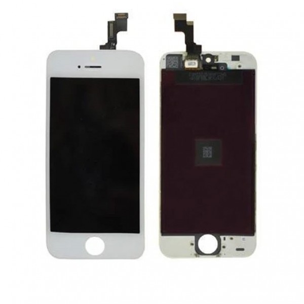 iPhone 5C  (White) LCD Display & Touch Pane Screen Replacement (Full Corner) [W01]