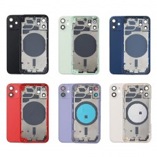iPhone 12 Mini Back Cover Rear Housing Chassis with Frame Assembly Black / Green / Purple / Red / White / Blue [BC]