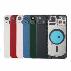iPhone 13 Back Cover Rear Housing Chassis with Frame Assembly Blue/ Midnight / Pink / Red / Starlight / Green [BC]