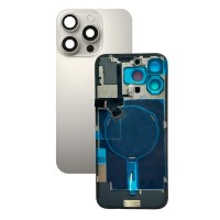 iPhone Back Glass Panel With Camera Lens & Magsafe Magnet Ring