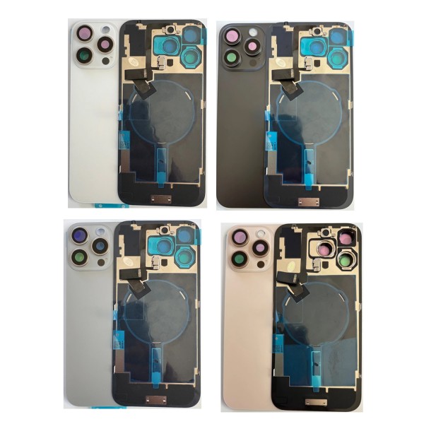 iPhone Back Glass Panel With Camera Lens & Magsafe Magnet Ring