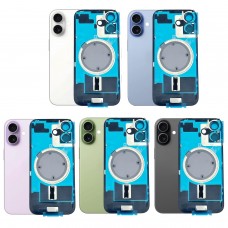 iPhone 17 Back Glass Panel Frame, NFC, Magnet & Wireless Charging Coil Lavender / Sage / Mist Blue / White / Black [BG]
