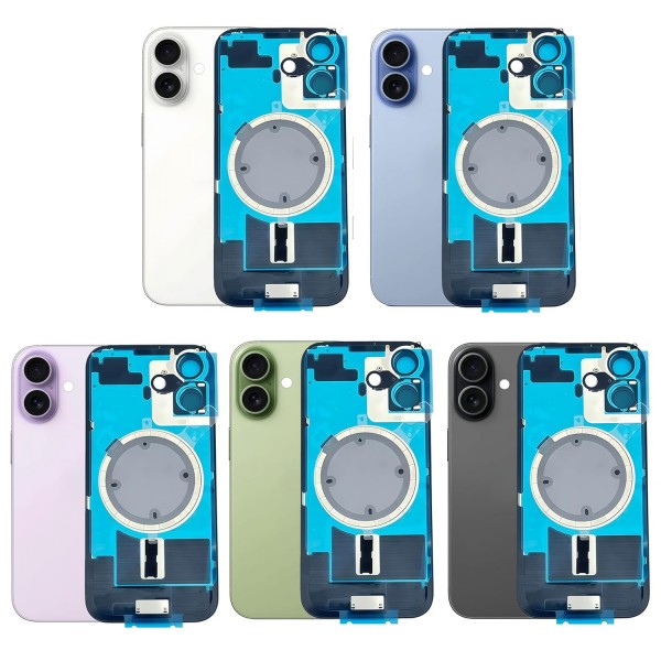 iPhone Back Glass Panel With Camera Lens & Magsafe Magnet Ring