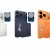 iPhone 17 Pro Max Assembly Back Glass with Back Panel Frame, NFC, Magnet & Wireless Charging Coil Cosmic Orange / Deep Blue / Silver