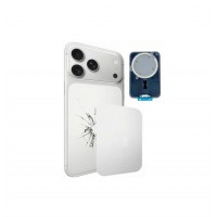 iPhone 17 Pro Max Assembly Back Glass with Back Panel Frame, NFC, Magnet & Wireless Charging Coil Cosmic Orange / Deep Blue / Silver iPhone Back Glass