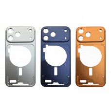 Middle Frame Without Back Glass For iPhone 17 Pro Max Cosmic Orange / Deep Blue / Silver [BC]