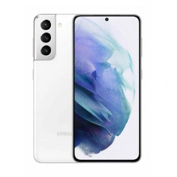 Samsung Galaxy S21 5G SS+eSim 128GB with 8GB RAM  Phantom White Excellent Grade Frame Scratch ( Refurbished )