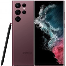 Samsung Galaxy S22 Ultra 5G SS+eSim 256GB with 12GB RAM Burgundy A Grade Premium (Refurbished)