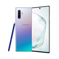 Samsung Galaxy Note 10+ SS 512GB with 12GB RAM Silver Excellent Grade with pen  (Refurbished) - (Minor Screen Burn)