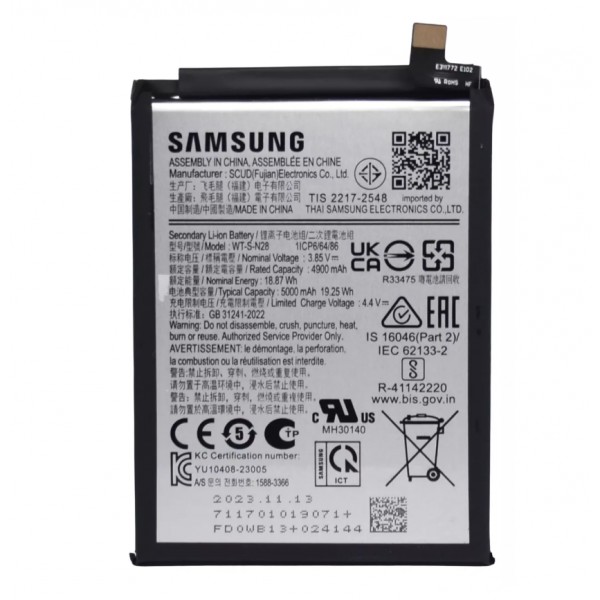 Original Samsung Galaxy A05 Battery WT-S-N28 5000mAh 3.85V [X04]