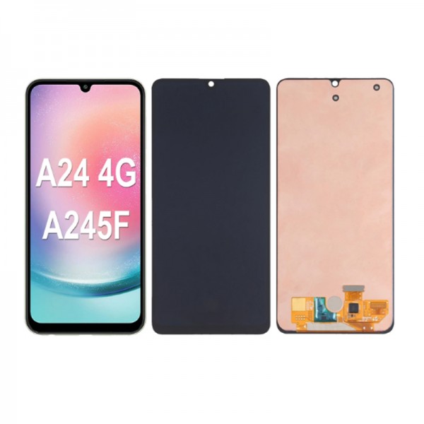 Original Samsung Galaxy A24 4G SM-A245F Touch Screen Lcd Without Frame Black [BA]