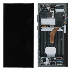 Samsung S22 Ultra Original OEM Screen Replacement With Frame Green with Free Installation