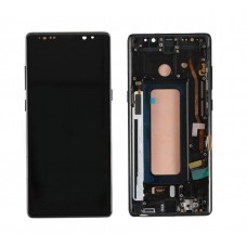 Original Samsung Galaxy Note 8 N950 LCD Screen Digitizer With Frame Black - Minor Screen Burn [BE]